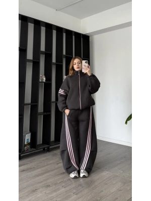 Antrasit Ava Oversize Eşofman Takımı