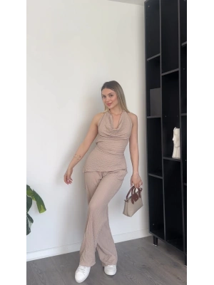 Bej Dokulu Degaje Yaka 2’li Takım