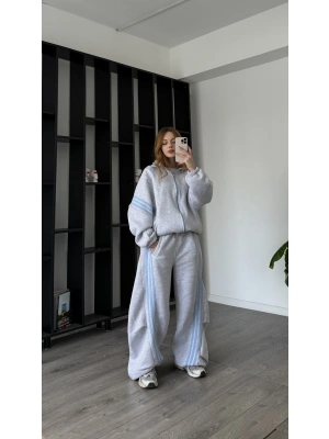 Gri Ava Oversize Eşofman Takımı