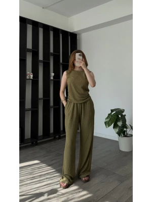 Haki Avil Kolsuz Gofre 2’li Takım