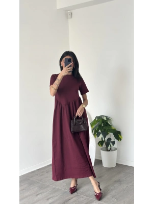 Bordo Tina Elbise
