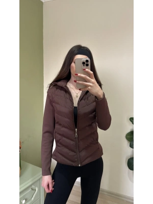 Kahve Viral Muadil Slim Fit Mont