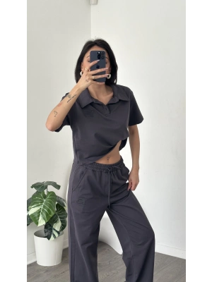 Rocco Antrasit Polo Yaka İkili Takım