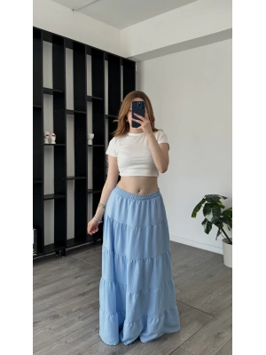 Mavi Anita Bohem Etek