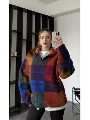 Oys Muadil Pira Fermuarlı Polar Sweatshirt