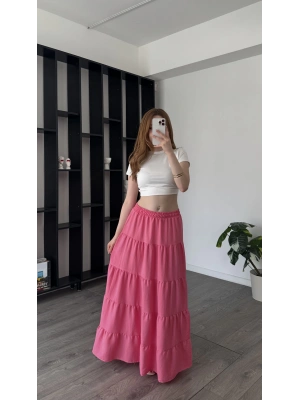 Pembe Anita Bohem Etek