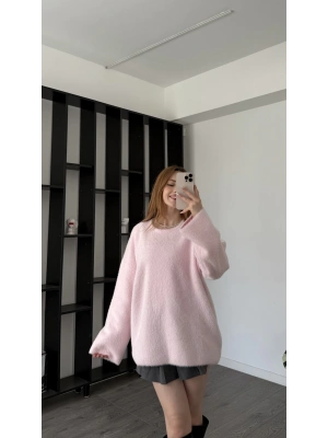 Pembe Luffy Yumoş Kazak