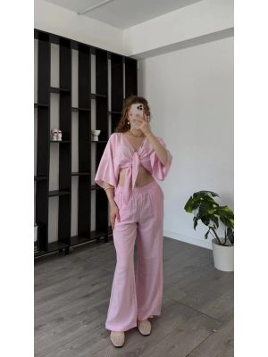 Pembe Solena Bağlamalı 2’li Takım