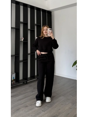 Siyah Camila 2’li Eşofman Takımı