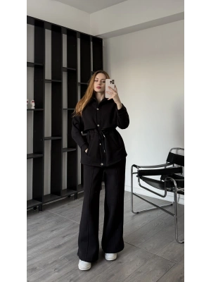 Siyah Celin Şardonlu 2’li Takım