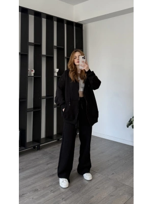 Siyah Nyla 2’li Eşofman Takımı