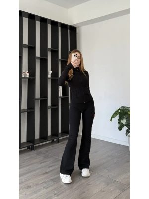 Siyah Rita Comfortlux Likralı Takım