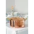 BAKIR MODERN TENCERE DERİN MODEL 24 CM BAKIR RENK