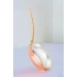 BAKIR TAVA UZUN KULPLU MODERN PARLAK BAKIR RENK 14CM