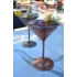 Bakır Kadeh Martini Model Çekiç Dövme Oksit Bakır Renk