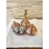BAKIR ÇEREZLİK İŞLEMELİ 3 HAZNELİ MODEL MAT RENK