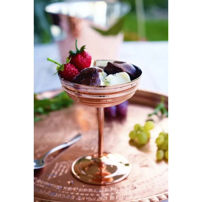 BAKIR KADEH DİLİMLİ MODEL BAKIR RENK