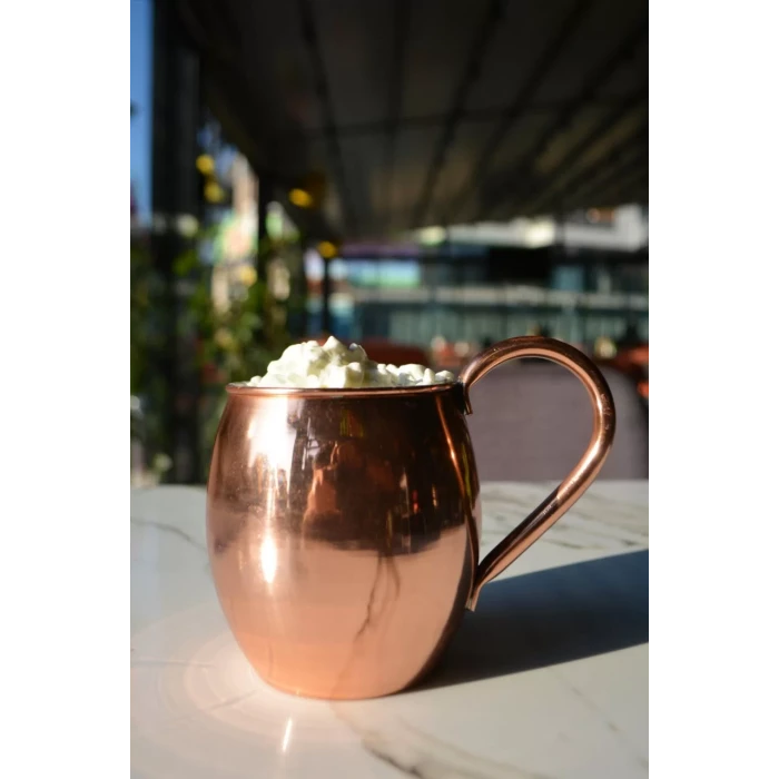 BAKIR KUPA BARDAK TOMBUL MODEL BAKIR RENK