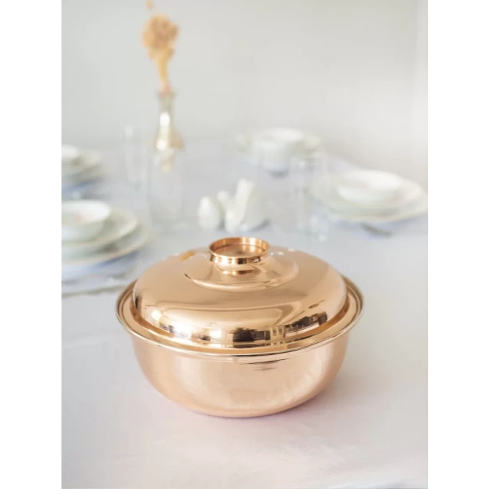 BAKIR TENCERE HELVANE MODEL 22CM