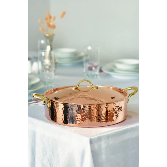 BAKIR PİLAV TENCERESİ 25 CM