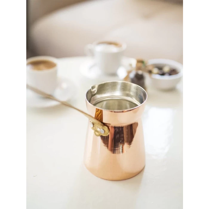 BAKIR CEZVE MODERN MODEL (4 KİŞİLİK)