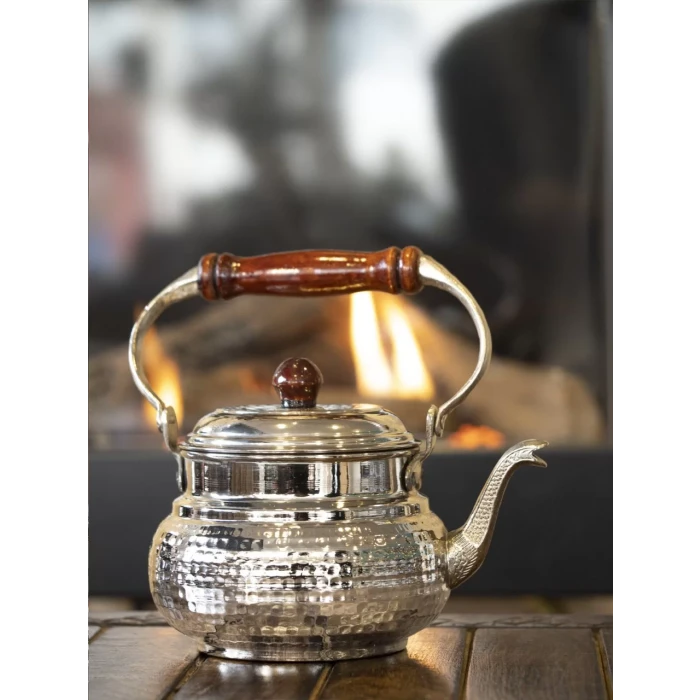 BAKIR DEMLİK İTALYAN MODEL GÜMÜŞ RENK