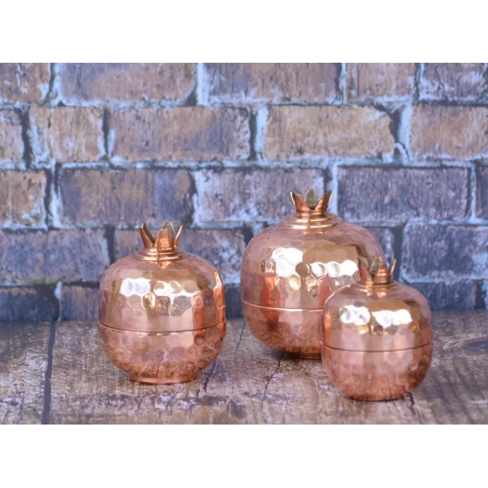 BAKIR NAR SET 3LÜ BAKIR RENK