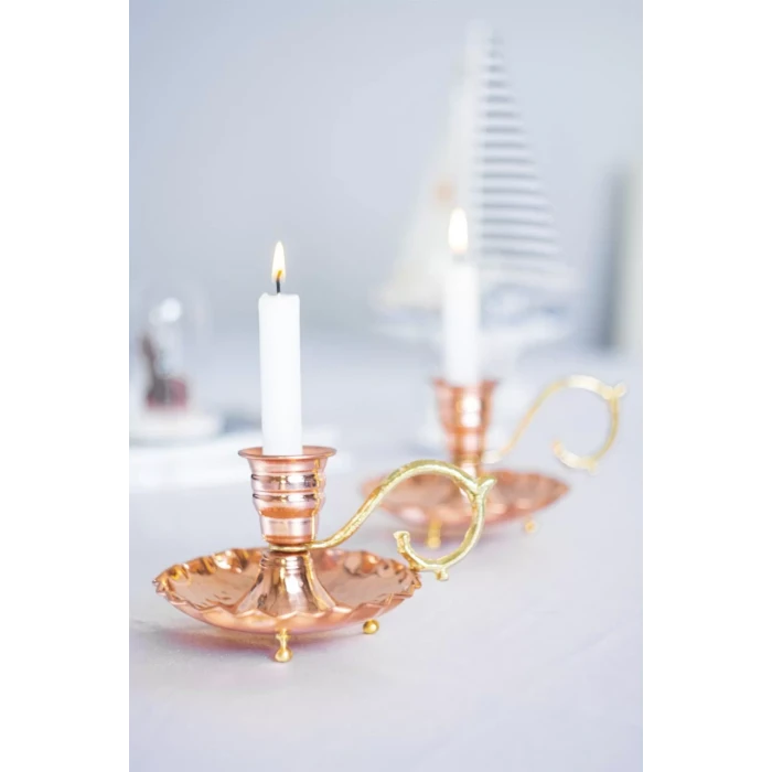 BAKIR EL ŞAMDANI FIRFIRLI MODEL BAKIR RENK (TEKLİ)