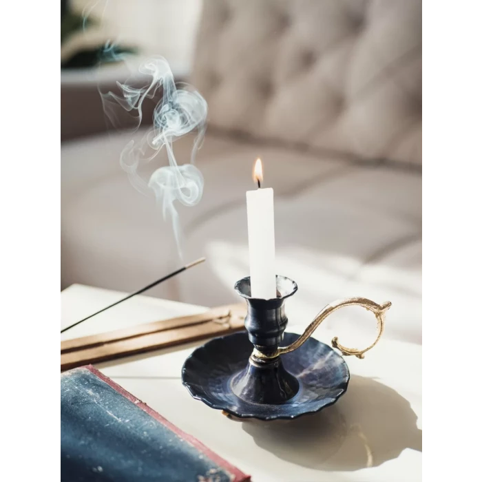 BAKIR EL ŞAMDANI FIRFIRLI MODEL OKSİTLİ SİYAH RENK (TEKLİ)