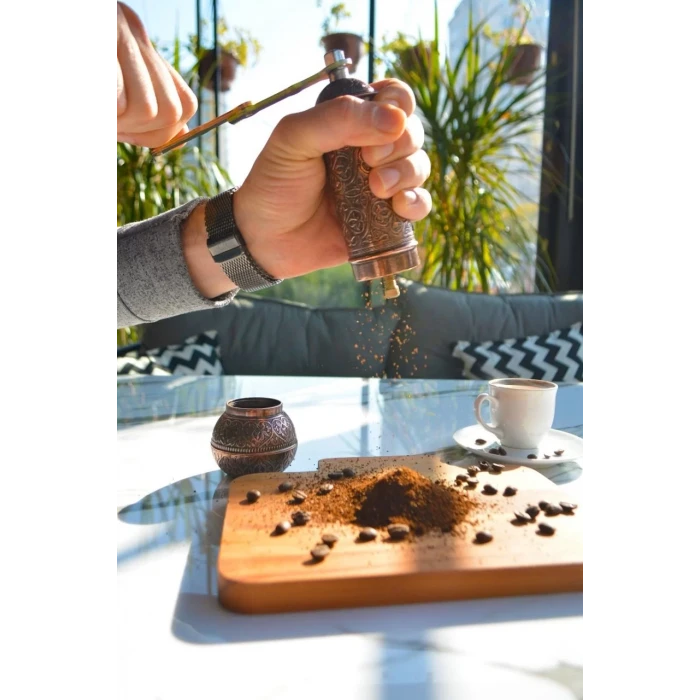 Nostaljik Kahve & Karabiber Değirmeni Oval Hazneli