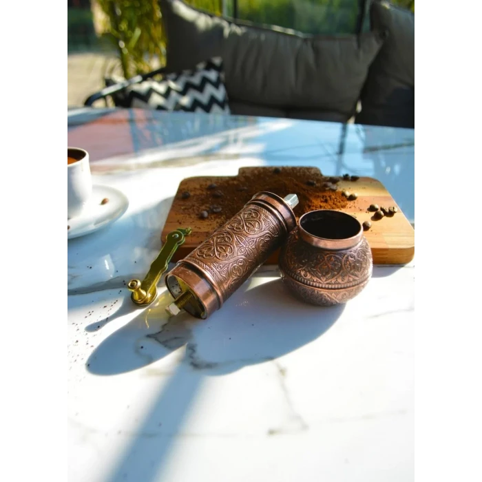 Nostaljik Kahve & Karabiber Değirmeni Oval Hazneli