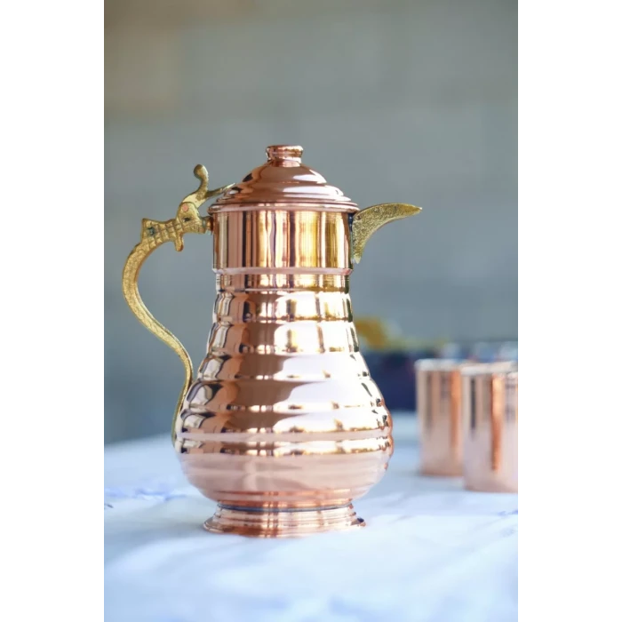 BAKIR SÜRAHİ DİLİMLİ MODEL BAKIR RENK