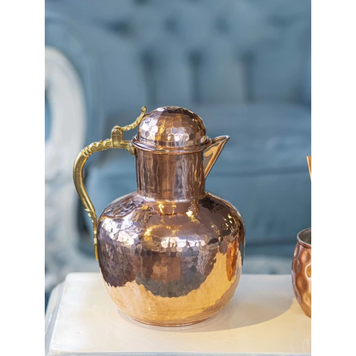 BAKIR SÜRAHİ OSMANLI MODEL BAKIR RENK