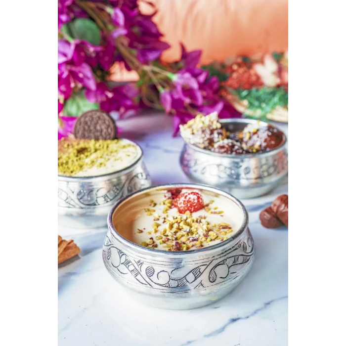 BAKIR KASE 3LÜ OYMA NAKIŞLI