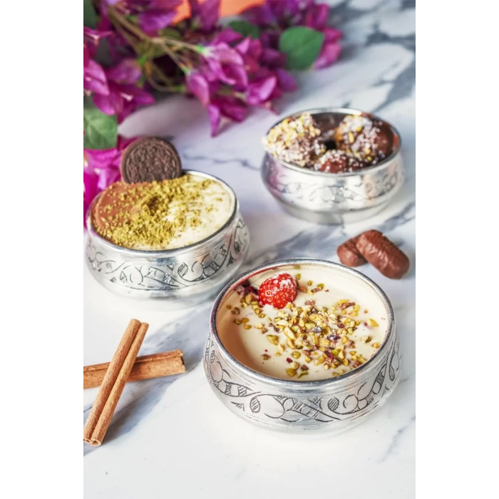 BAKIR KASE 3LÜ OYMA NAKIŞLI