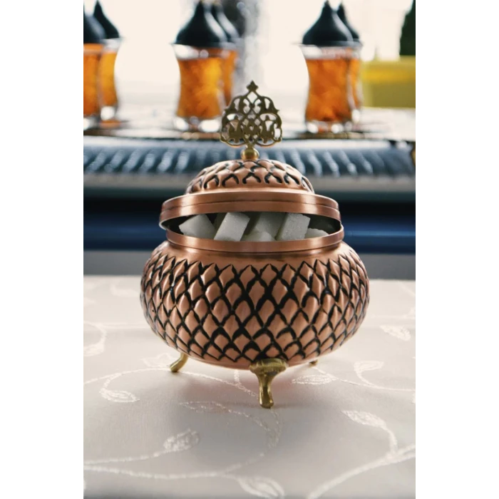 BAKIR ŞEKERLİK DİLİMLİ MODEL MAT BAKIR RENK