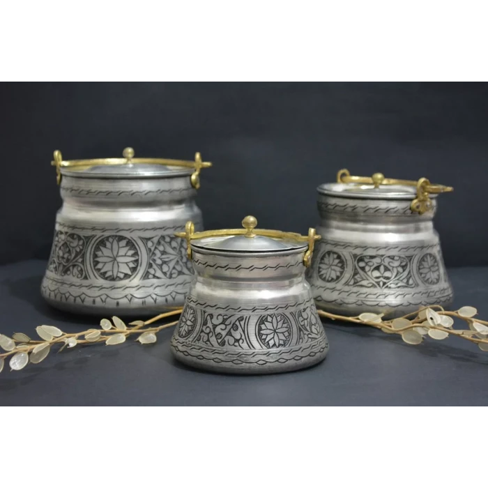 BAKIR BAKRAÇ OYMA NAKIŞLI 250ML (İÇ-DIŞ KALAYLI)