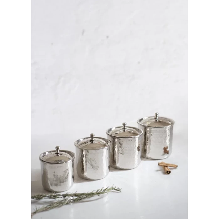 BAKIR BAHARAT TAKIMI ÇEKİÇ DÖVMELİ GÜMÜŞ RENK (4LÜ)