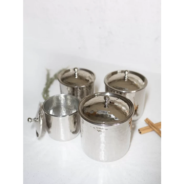 BAKIR BAHARAT TAKIMI ÇEKİÇ DÖVMELİ GÜMÜŞ RENK (4LÜ)