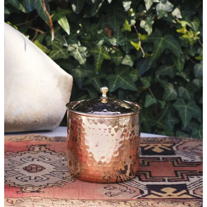 BAKIR BAHARATLIK ÇEKİÇ DÖVMELİ BAKIR RENK (TEKLİ)