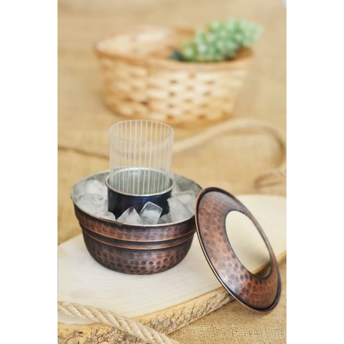 Bakır Ehlikeyf Kapaklı Oksit Renk