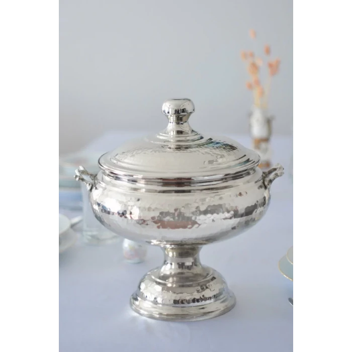 BAKIR ÇORBALIK AYAKLI MODEL GÜMÜŞ RENK (5LİTRE)