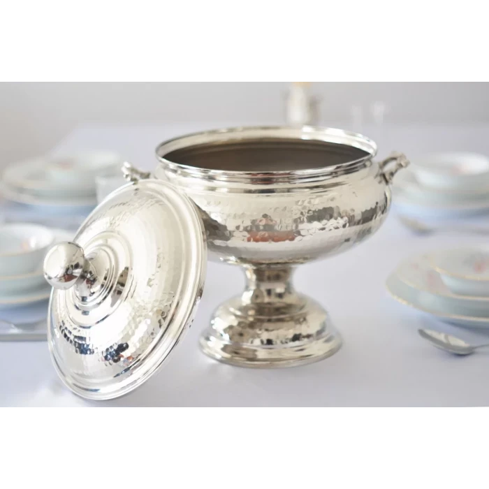 BAKIR ÇORBALIK AYAKLI MODEL GÜMÜŞ RENK (5LİTRE)