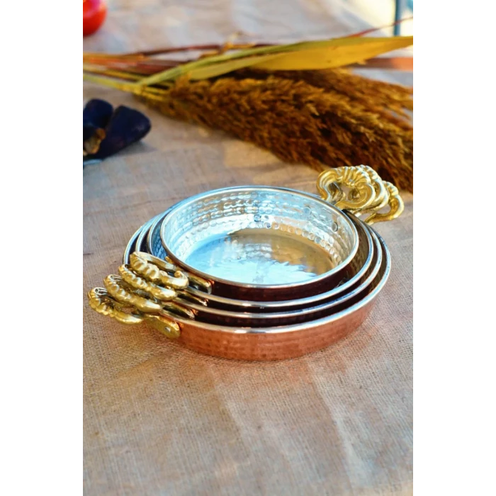 BAKIR TAVA KLASİK MODEL 16CM