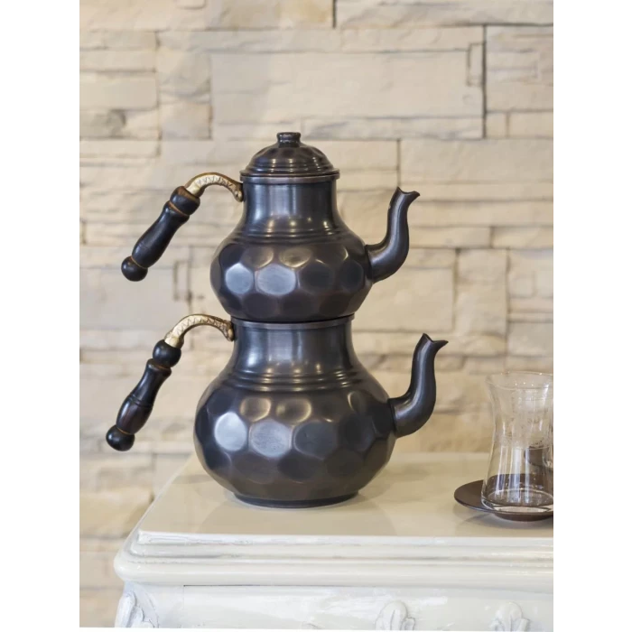 BAKIR ÇAYDANLIK PETEKLİ MODEL OKSİTLİ RENK