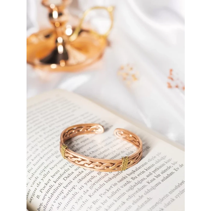 Bakır Bileklik Robinia