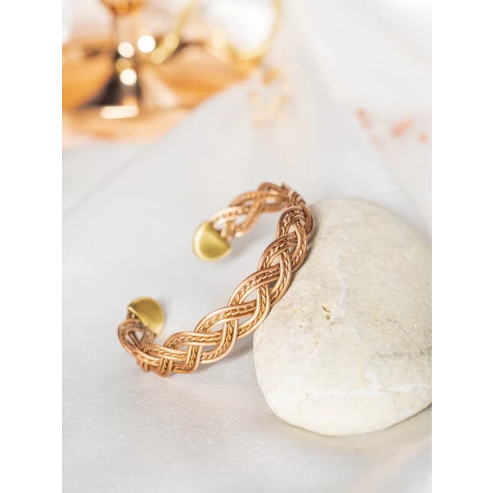 Bakır Bileklik Tilia Mat Bakır Renk