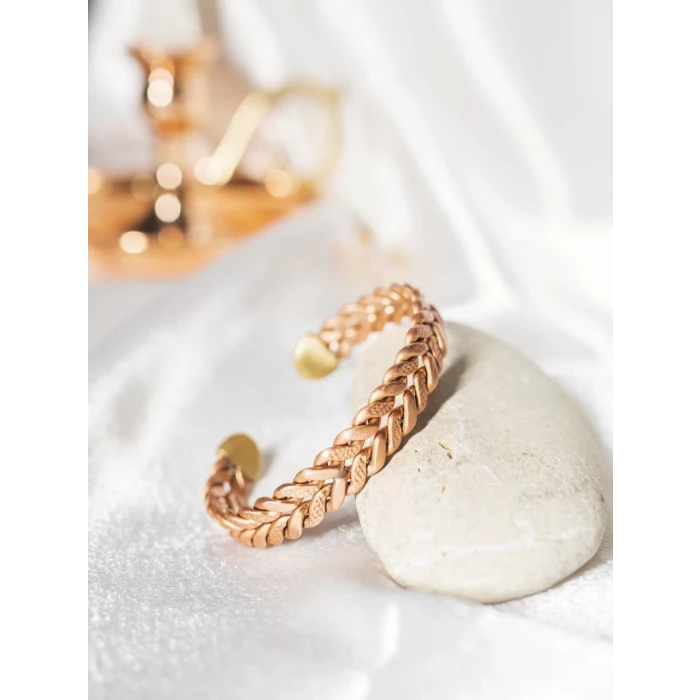 Bakır Bileklik Daphne Mat Bakır Renk