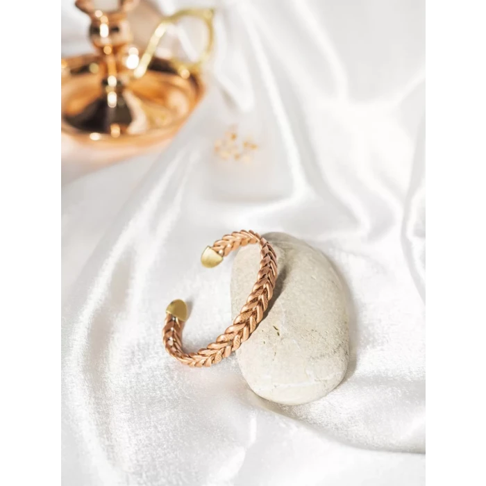 Bakır Bileklik Daphne Mat Bakır Renk