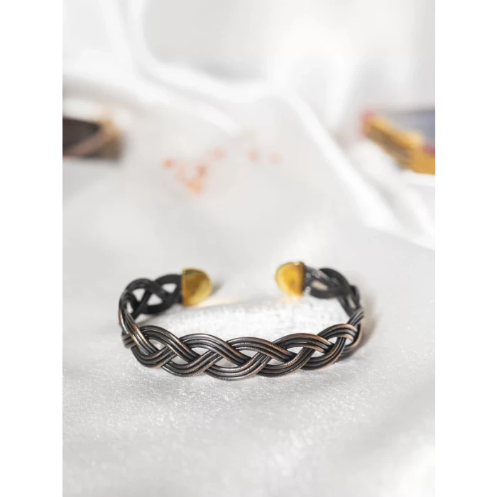 Bakır Bileklik Freesia Oksit Renk